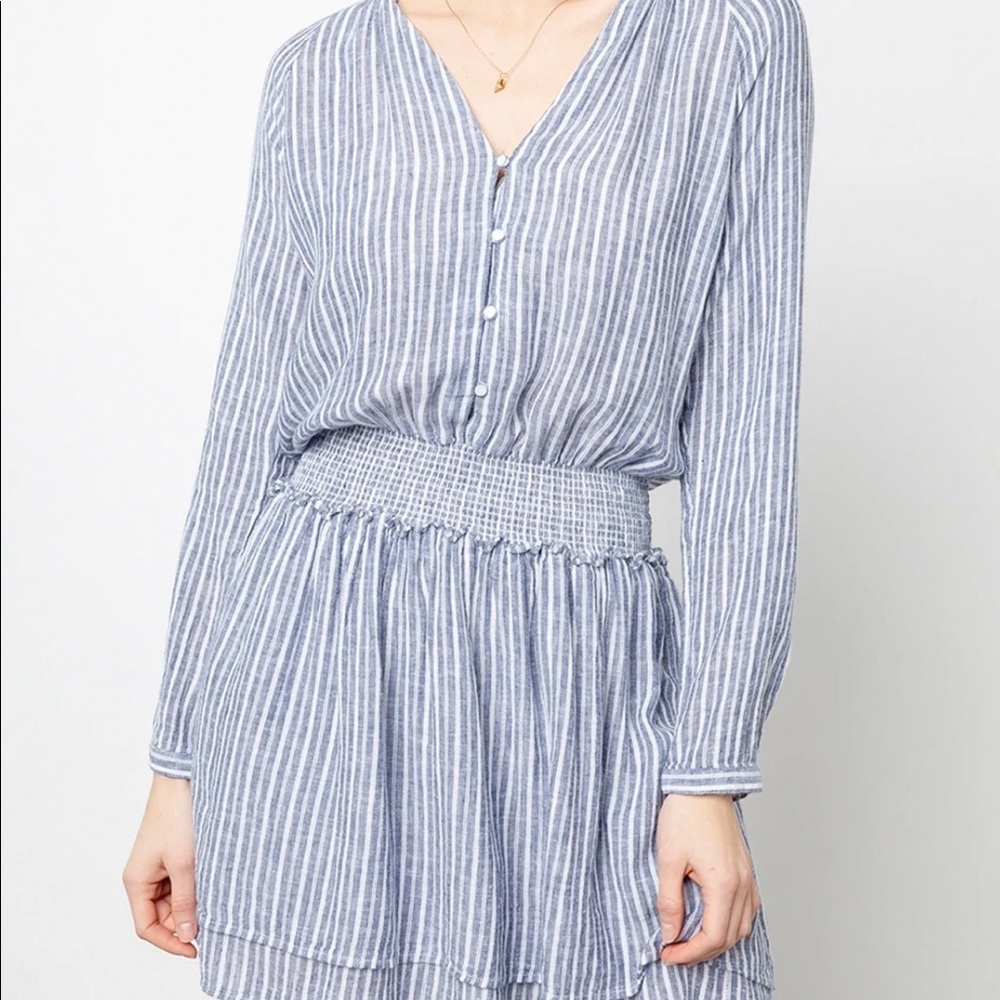 Rails Jasmine Dress In Azure Stripe Price Firm - image 1